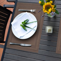 Double Frame Anti-scald Decorative Western Restaurant Hotel Anti-slip Washable Table Mats Restaurant Tablecloth 4pcs/6pcs/8pcs