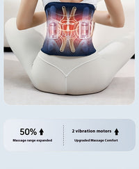 Portable Waist Massager with 3-Level Temperature Control & Intensity Adjustment, USB Fast Charging, Detachable Full Body Massage, Long Battery Life, LED Display – Ideal for Home and Office Use