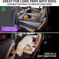 High-end Pet Car Seat Cover with Hammock - Waterproof, Scratch-Resistant