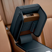 Car Armrest Cushion Pad With Storage Pockets, Universal Center