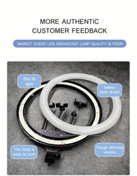LED Ring Light with Tripod Stand - USB Powered - 26.01cm