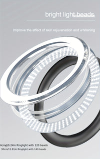LED Ring Light with Tripod Stand - USB Powered - 26.01cm