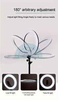 LED Ring Light with Tripod Stand - USB Powered - 26.01cm