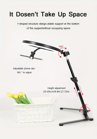 LED Ring Light with Tripod Stand - USB Powered - 26.01cm