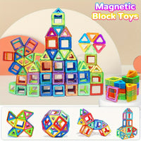 Magnetic Blocks Building Toys, Improve Creativity Hands-On Ability 3D Puzzle Design Toy, for 3 - 6 Years Old Best Birthday Halloween Gifts Random Color