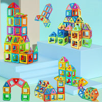 Magnetic Blocks Building Toys, Improve Creativity Hands-On Ability 3D Puzzle Design Toy, for 3 - 6 Years Old Best Birthday Halloween Gifts Random Color