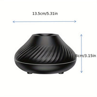 New Flame Light Aromatherapy Humidifier Ultrasonic Spray Fragrance Replenishment Expansion Fragrance Machine Essential Oil Humidifier Aromatherapy Machine Candle 7-Color Atmosphere Light Bathroom Lighting
