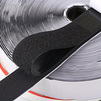 Extra Strong 5m Self-Adhesive Hook and Loop Tape, Double-Sided with Glue Sticker