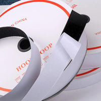 Extra Strong 5m Self-Adhesive Hook and Loop Tape, Double-Sided with Glue Sticker