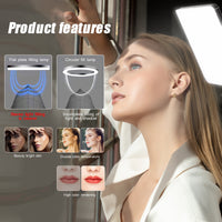 LED Video Light Kit - Dimmable with Tripod Stand & Phone Holder