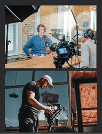 LED Video Light Kit - Dimmable with Tripod Stand & Phone Holder