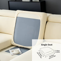 Modern Stretch Sofa Slipcovers - 1 Piece Polar Fleece Fabric Couch Protector, Machine Washable Sofa Cover, Fits Armchair to 4-Seater Sectional, Pet & Kid Friendly Furniture Protection