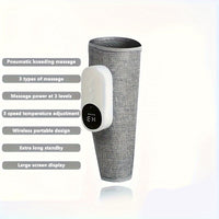 Rechargeable Calf Air Compression Massager, Electric Leg Massager
