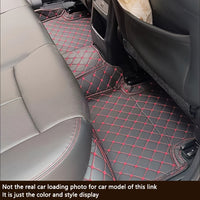 Left driving 5 Seats Car Floor Mats - Interior Accessories Anti-slip Foot Pads
