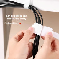 Polyamide Cable Ties with Self-Adhesive Backing - 20-Pack