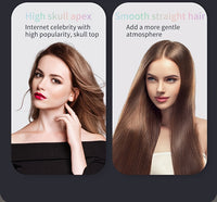 Portable&cordless straight hair comb, rapid heating, constant temperature anti-hot design, negative ion technology, intelligent digital display, USB charging, delicate and lightweight, very suitable for home and travel use, i