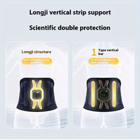 Portable Waist Massager with 3-Level Temperature Control & Intensity Adjustment, USB Fast Charging, Detachable Full Body Massage, Long Battery Life, LED Display – Ideal for Home and Office Use