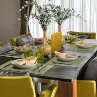 Double Frame Anti-scald Decorative Western Restaurant Hotel Anti-slip Washable Table Mats Restaurant Tablecloth 4pcs/6pcs/8pcs