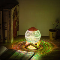 Luxury Crystal Colorful USB Humidifier with 350ml Capacity - Quiet, High-Capacity Nano Mist Air Purifier for Romantic Ambiance & Hydration, Battery Not Included, Air Humidifier