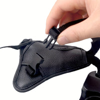 Faux Leather Camera Wrist Strap, Universal Anti-Slip Triangle Design