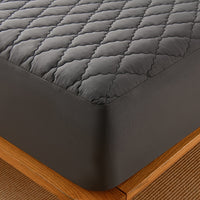Luxury Soft Comfort Waterproof Mattress Protector - Fitted Quilted Pad with Hypoallergenic Polyurethane Filling, 100% Polyester Cover, Machine Washable, Breathable, Allergy Protection for Bedroom and Hotel - Single, Double Si
