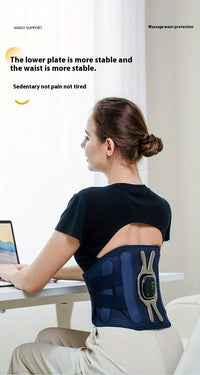 Portable Waist Massager with 3-Level Temperature Control & Intensity Adjustment, USB Fast Charging, Detachable Full Body Massage, Long Battery Life, LED Display – Ideal for Home and Office Use