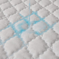 Luxury Soft Comfort Waterproof Mattress Protector - Fitted Quilted Pad with Hypoallergenic Polyurethane Filling, 100% Polyester Cover, Machine Washable, Breathable, Allergy Protection for Bedroom and Hotel - Single, Double Si