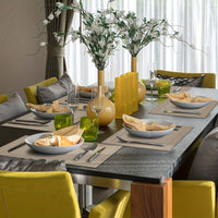Double Frame Anti-scald Decorative Western Restaurant Hotel Anti-slip Washable Table Mats Restaurant Tablecloth 4pcs/6pcs/8pcs