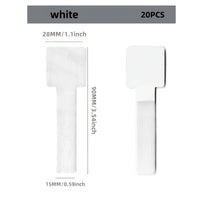 Polyamide Cable Ties with Self-Adhesive Backing - 20-Pack