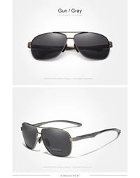 KINGSEVEN New Aluminum Men Fashion Sun Glasses Travel Driving Male Eyewear Oculos band sunglasses N7188