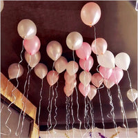 10pcs/lot Red Pink White Heart Latex Helium Balloons Birthday wedding party decoration Supplies Adult Wedding Valentine's Day