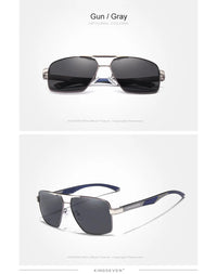 KINGSEVEN Aluminum Men's Sunglasses Polarized Lens Brand Design Temples Sun glasses Coating Mirror Glasses Oculos de sol 7719