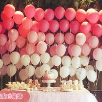 10pcs/lot Red Pink White Heart Latex Helium Balloons Birthday wedding party decoration Supplies Adult Wedding Valentine's Day