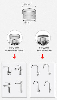New Faucet extender external shower head bathroom faucet adapter attachment washbasin faucet external shower head set