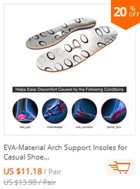 Plantar Fasciitis Orthopedic Sport Insole Men Women Sneaker Flat Feet High Arch Support Orthotic Insoles Plantillas Insert Sole