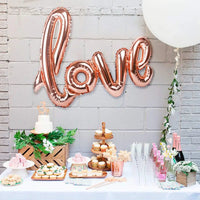 108cm LOVE Letter Foil Balloon Wedding Valentines Anniversary Birthday Party Decoration Champagne Cup Photo Booth Props