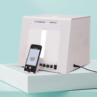 New SANOTO Photo Studio Photography Light Box Softbox Built-in Rotating Turntable For Jewelry Photography Video 3D Scanning
