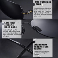 LIOUMO Top Quality Aviation Photochromic Sunglasses Polarized Men Chameleon Sun Glasses Women Anti-glare Driving Oculos De Sol