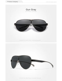 KINGSEVEN New Oversized Sunglasses Men And Women Polarized Mirror Lens Goggles UV Protection Men's Glasses Stainless Steel N7762