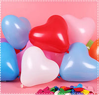 10pcs/lot Red Pink White Heart Latex Helium Balloons Birthday wedding party decoration Supplies Adult Wedding Valentine's Day