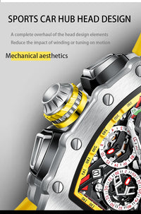 ONOLA 2021 Top Brand Watch Men Luxury Multifunctional Luminous Waterproof Sports Chronograph Quartz Watches Clock Relogio
