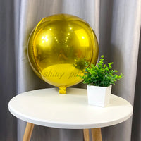 10-32inch 4D Foil Baloons Gold Silver Birthday Party Decoration Wedding Baloon Anniversaire Air Globos Babyshower Decrations