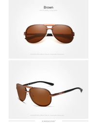 KINGSEVEN 2024 BRAND DESIGN New Polarized Rimless Sunglasses Men Women Driving Pilot Frame Sun Glasses Male Goggle UV400