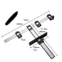 Woodworking Tools Location Drill Bit Punch Locator Location Jig Rill Guide Cabinet Handle Knob Template Locator Hole Punch Tool