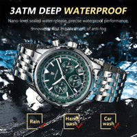 POEDAGAR Luxury Military Men Watch Waterproof Luminous Date Chronograph Man Watch Business Stainless Steel Men's Quartz Watches
