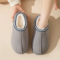 Platform Fluffy Slippers Women House Flats Fashion Plush Winter Designer Shoes Ladies Home Elegant Casual Footwear Large Size