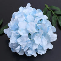 100 Pcs Hydrangea Artificial Flowers Silk Hydrangeas Flower Heads with Stems Fake Hydrangea Bouquet for Wedding DIY Floral Decor