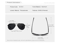 KINGSEVEN Fashion Pilot Rimless Sunglasses Men Aluminum Polarized Large Frame Glasses Women Casual Driving Outdoor Eyewear