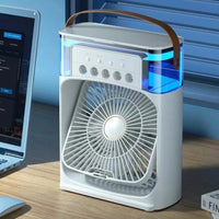 New Five-hole Spray Fan USB Desktop Humidifier Portable Practical Cooling Fan Hydrocooling Summer Indispensable Chiller Office