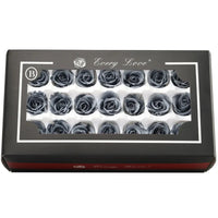 Grade B 21PCS 2-3cm Mini Preserved Roses Heads Eternal Rose Gift Wedding Party DIY Material Preserved Roses Home Dried Flowers